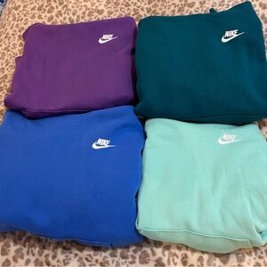 4 NIKE hoodies